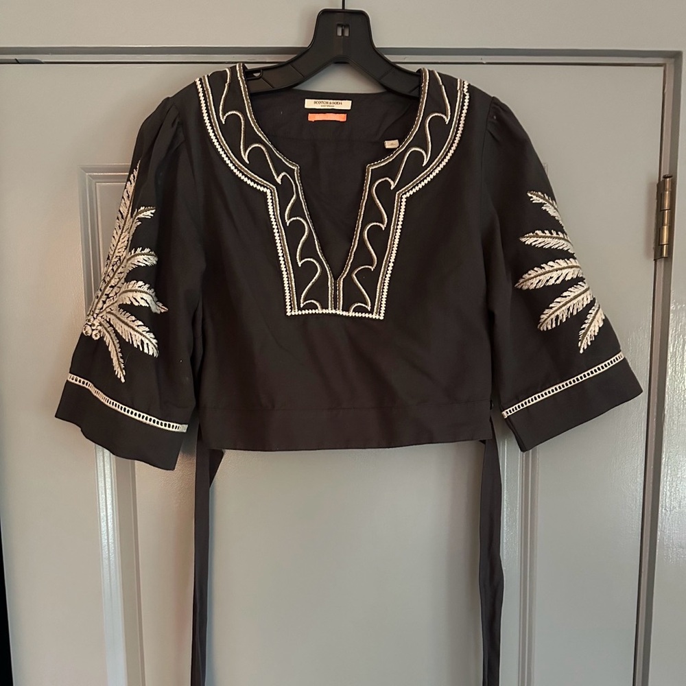Scotch and Soda Embroidered Top